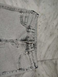 H&amp;M Light Grey Flare Jeans