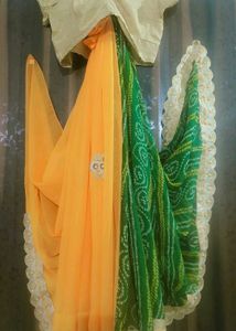 Vibrant Saree Set