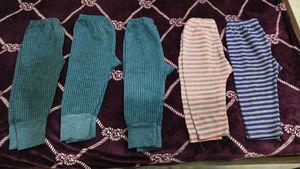 Cozy Striped Leggings Set