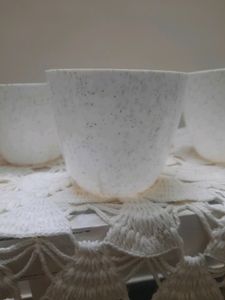 PLANTER (Set Of 2) Classy White Color.