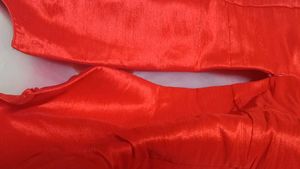 Stunning Red Embroidered Ethnic Gown