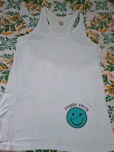 Cute Teal T-Shirt with Smile Graphic