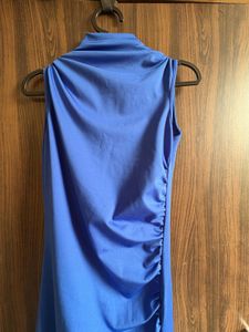 Stunning Blue Bodycon Midi Dress