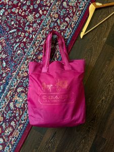 Coach Pink Tote Bag