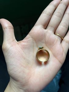 Anti-tarnish blue ring