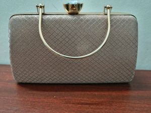 Elegant dusty rose Bridal sling + clutch