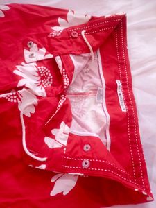 Tommy Hilfiger Red And White Pant