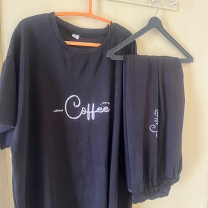 Cozy " Coffee" Sleep Set