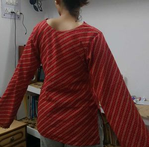 red short kurti