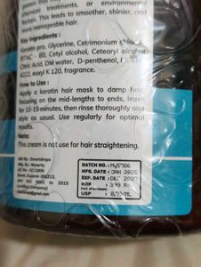 SmartDrops Keratin Creamy Hair Mask