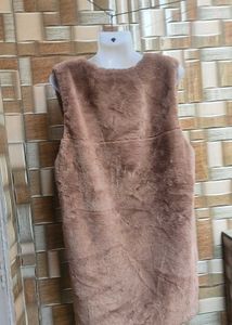 Fuzzy Brown Vest - Cozy and Chic