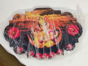 Lord Ganesha 7 Hook Key Holder (New)