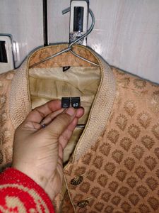 Elegant Peach Kurta Set