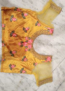 Stunning Yellow Haldi Lehenga Choli 3 Piece Set