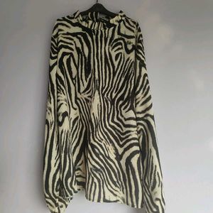 Zebra print Top