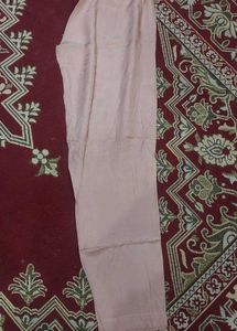embroidery peach suit set