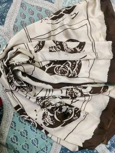 Brown silk scarve