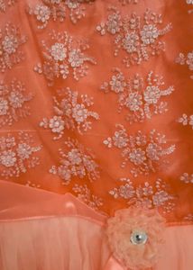 Beautiful Orange Party Dress