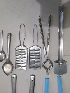 kitchen spoon combo steel &amp;plastic