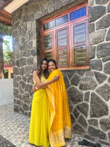 Bright Yellow Two-Piece Set