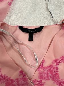 Chic Pink Floral Mini Dress