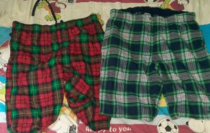 Plaid Pajama Pants set of two combo
