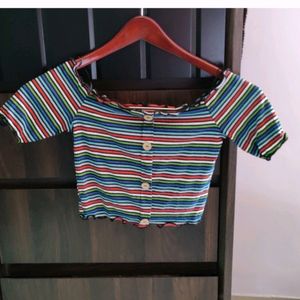 Crop Top Stretchable