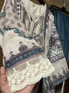 Elegant Printed Kurta Set with Dupatta