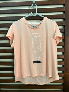 Puma Peach Graphic T-Shirt