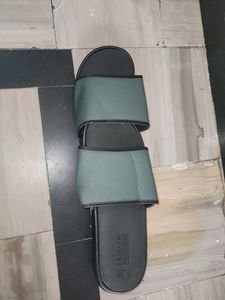 Primark Memory Foam Olive Green Slides(UK)