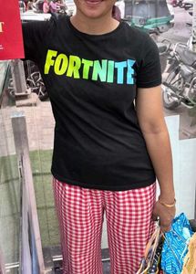 Fortnite Graphic T-Shirt with pajama