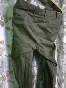 Olive Green Chino Pants