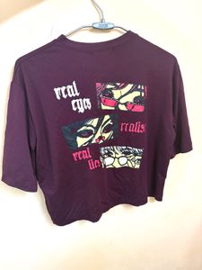 Solid Color Relaxed Fit Top