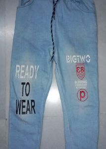 Light Wash Graphic Jeans
