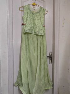 Elegant Green Ethnic Dress