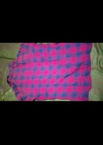 Girls' Plaid Shirt and Graphic Tee Set