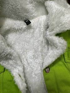 Green Sherpa Lined Jacket 🍀