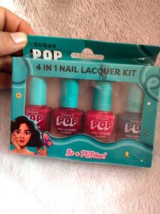 SUGAR POP 4 in 1 Nail Lacquer Kit | Chip-resistant