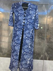 Stylish Blue Printed Kurta