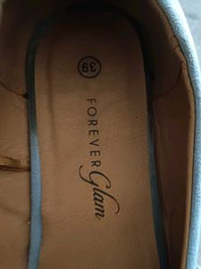Forever Glam Blue Ballet Flats