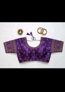 Pink Embroidered Readymade Blouse