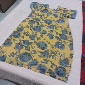 Floral Print Kurta