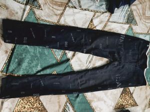 Stylish Black Printed Pants