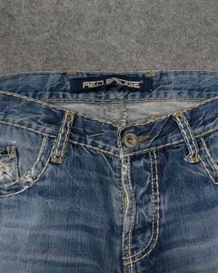 Red Bridge Distressed Blue Denim Jeans