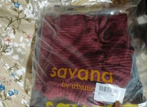 Savana Ribbed Burgundy Long Sleeve Top