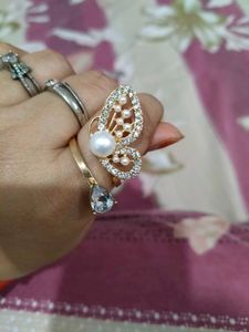 Butterfly Pearl Ring