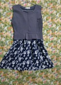 stylish flower printed tunic top