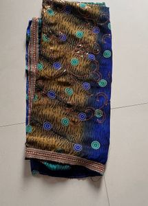 Vibrant Sequined Saree