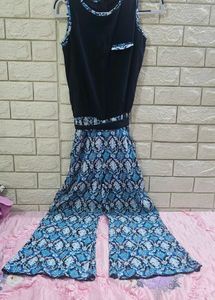 Stylish Sleeveless Jumpsuit with Wide Legs