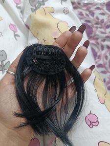 Black Clip-In Hair Bangs